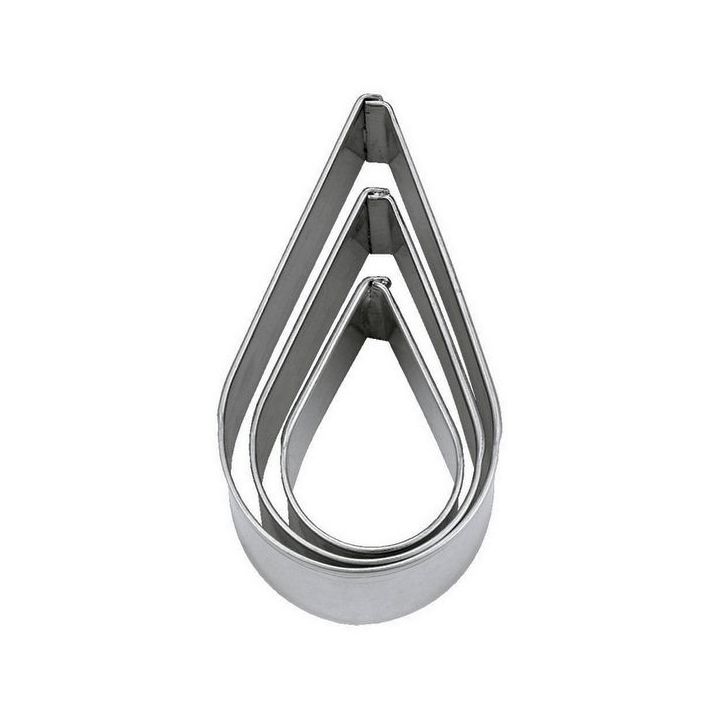 Set 3 Cookie Cutters "Drop"