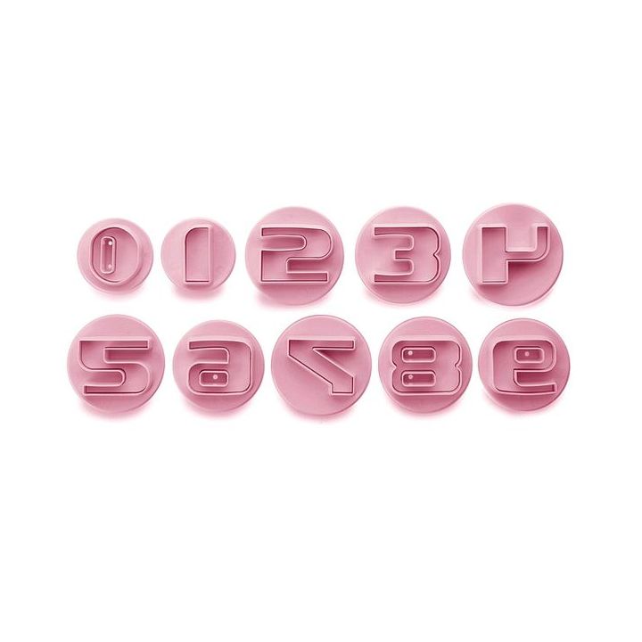 Set 10 Plunger Cutters "Numbers"