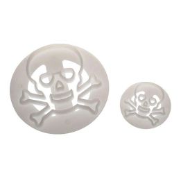 Set de 2 cortadores "Calavera de Pirata"