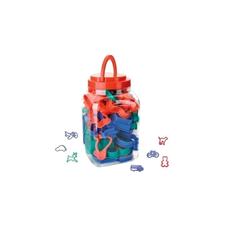 Set 40 Cookie Cutters "Animals & Vehicles"
