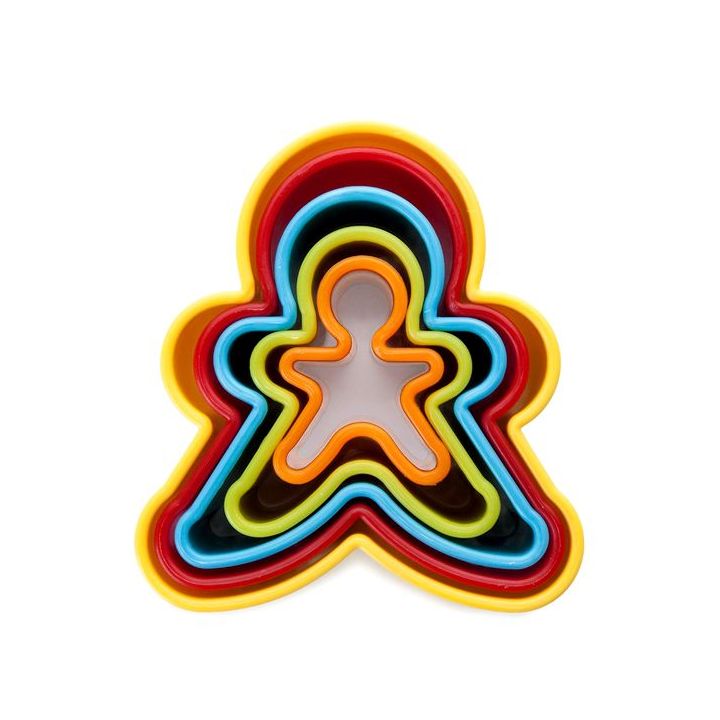 5 Cookie Cutters "Gingerbread Man"