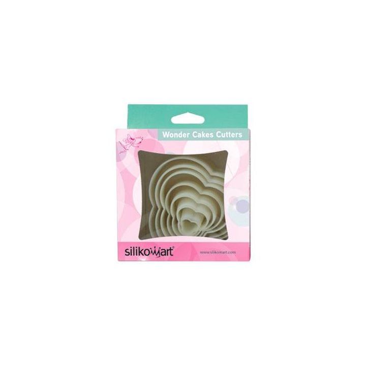 8 Cookie Cutters "Clover Plain"