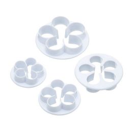 Set 4 Cookie Cutters "Rose"