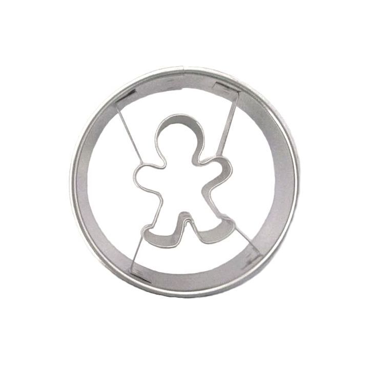 Emporte-pièce "Rond avec bonhomme"