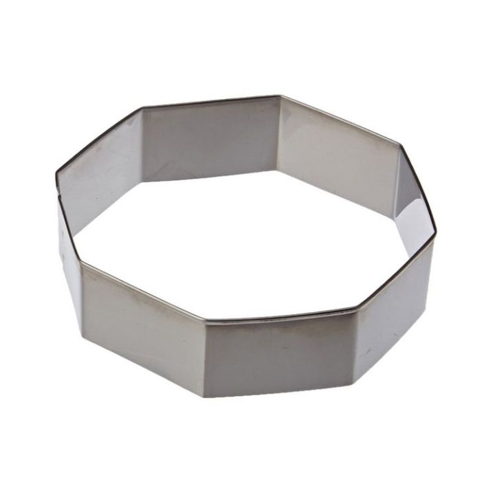 Set 6 Cookie Cutters "Octogon" - Stainless Steel - IBILI - Ø 4-9cm