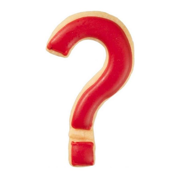 Cookie Cutter "Question mark" - 6cm