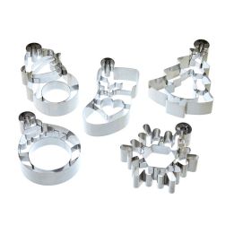 Set 5 Cookie Cutters "Christmas Tree"