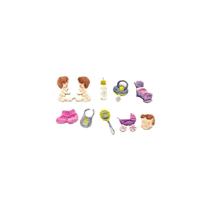 Set de 2 cortadores "Bebe" -  4,5cm