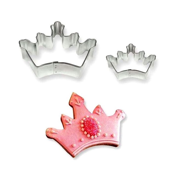 Set de 2 emporte-pièces "Couronne" - PME - 5/9cm