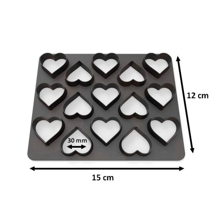 Cortador multiple "Corazón" - DEKOFEE