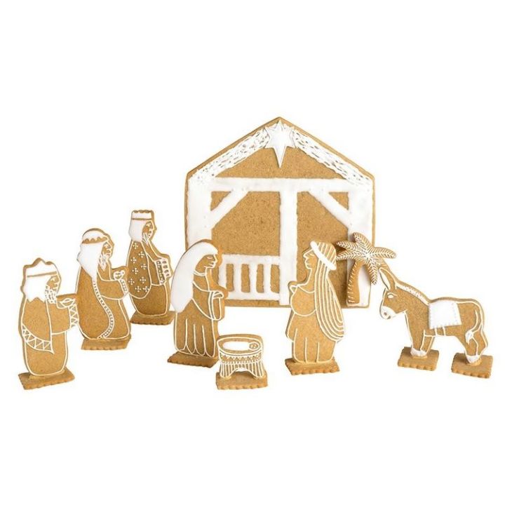 Set de 10 cortadores "Belén" - 4-19cm