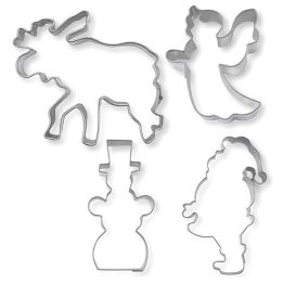 Set 4 cortadores "Christmas bakery"