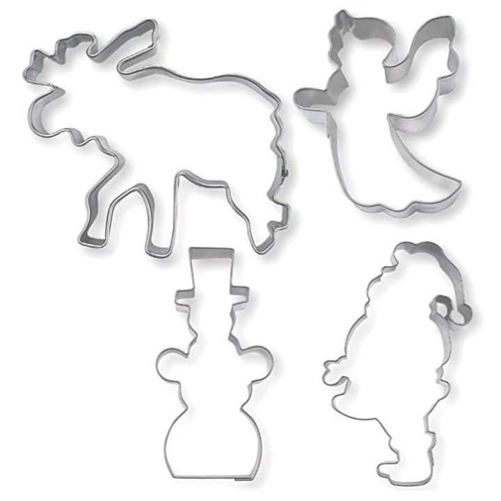 Set 4 cortadores "Christmas bakery"