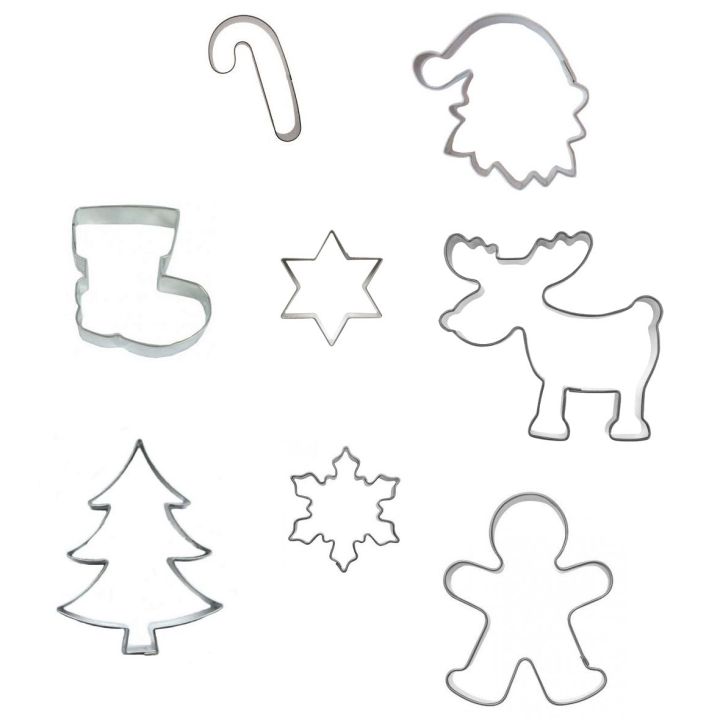 Set de 8 emporte-pièces "Noël"