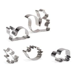Set of 5 Cookie Cutters "Woodland Animals"