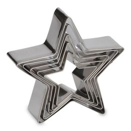 Set de 5 emporte-pièces "Etoile" - PATISSE - 4-8cm
