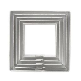 Set 5 Cookie Cutters "Square" - K.S - 2,5-4,5cm